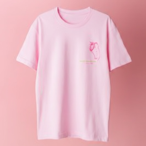 Różowy T-shirt