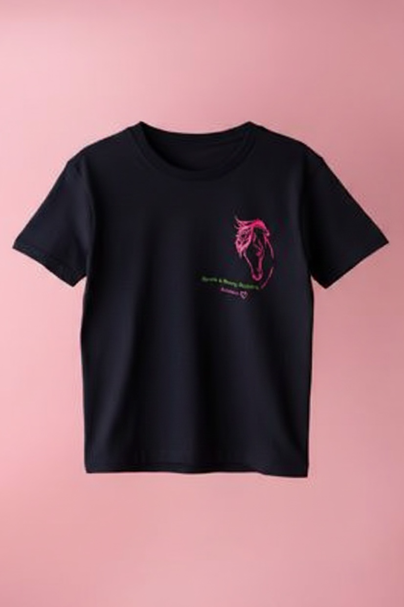 Granatowy T-shirt